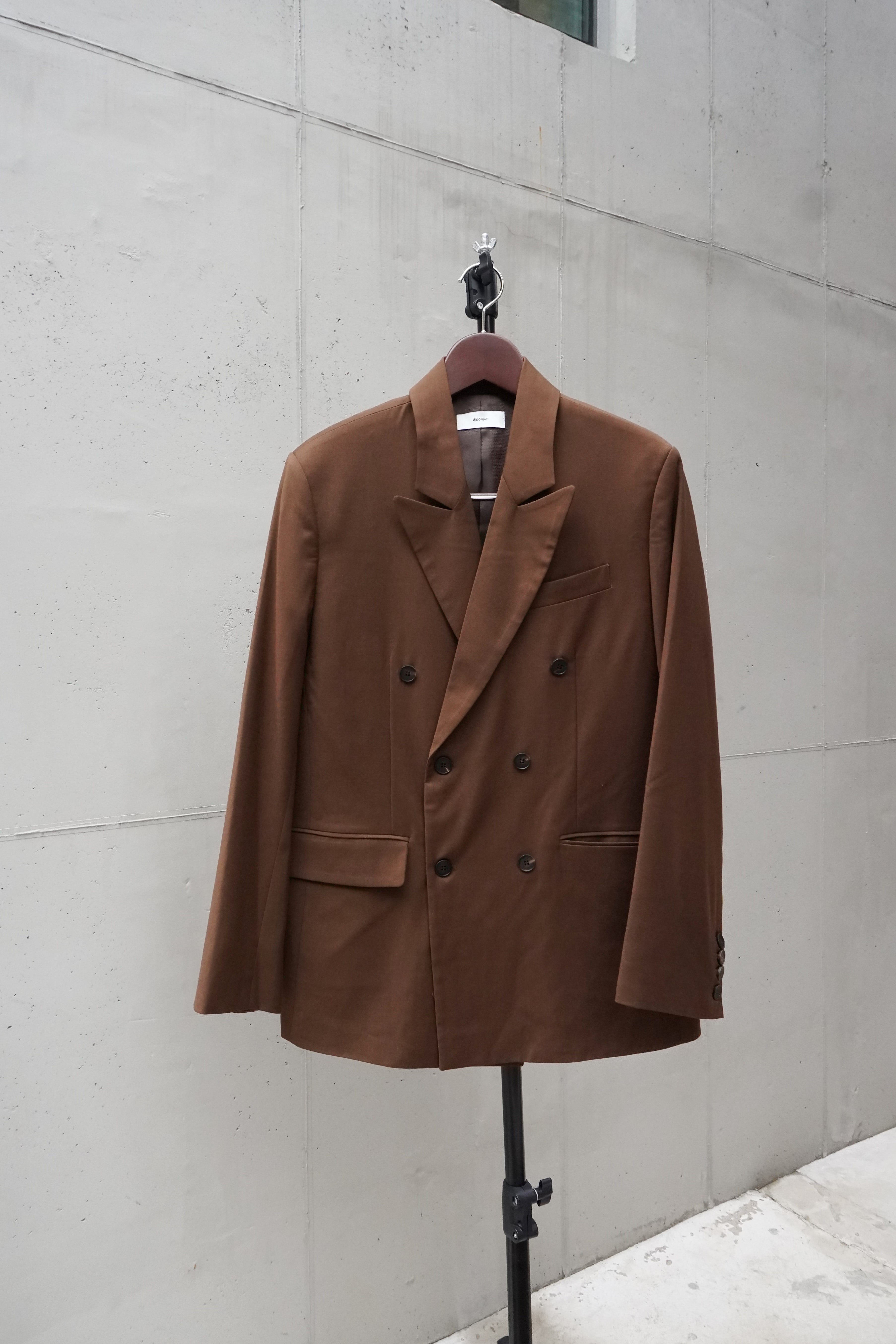 [EPONYM] Classic Suit Jacket – Brown