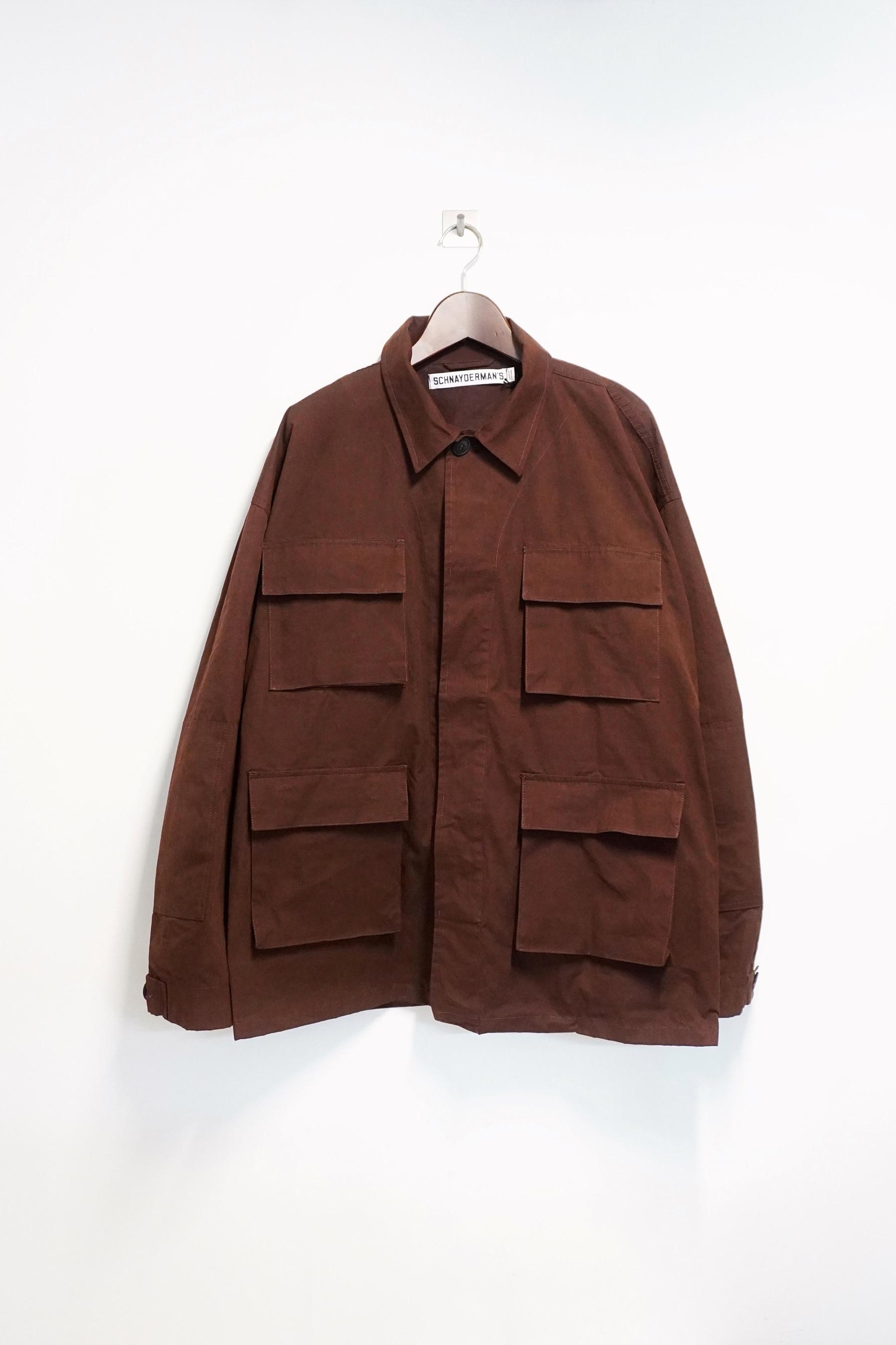 [SCHNAYDERMAN&#039;S] Army Jacket Oversized – Burnt Umber