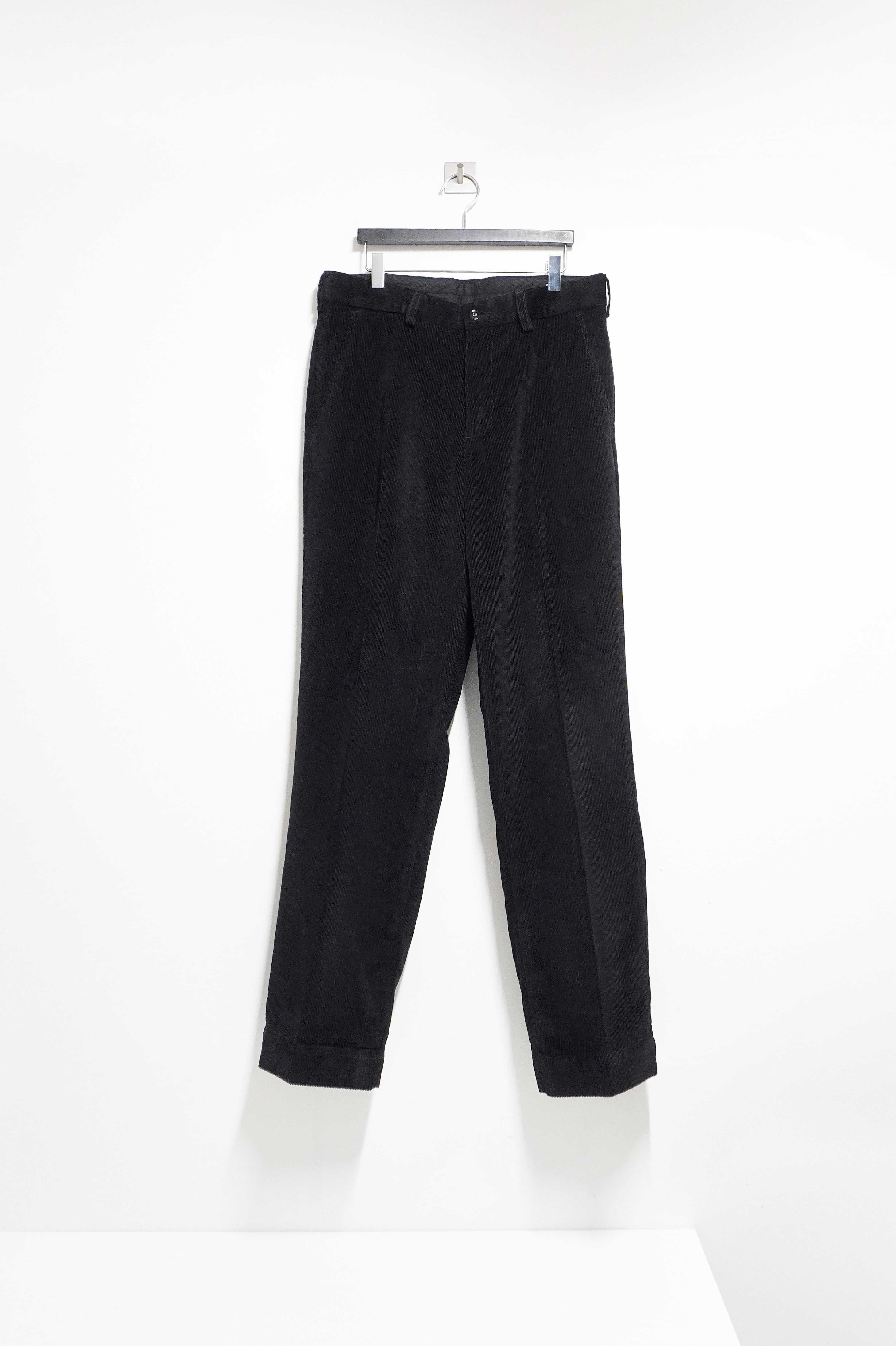[SCHNAYDERMAN&#039;S] Tailored Cord Trousers – Black