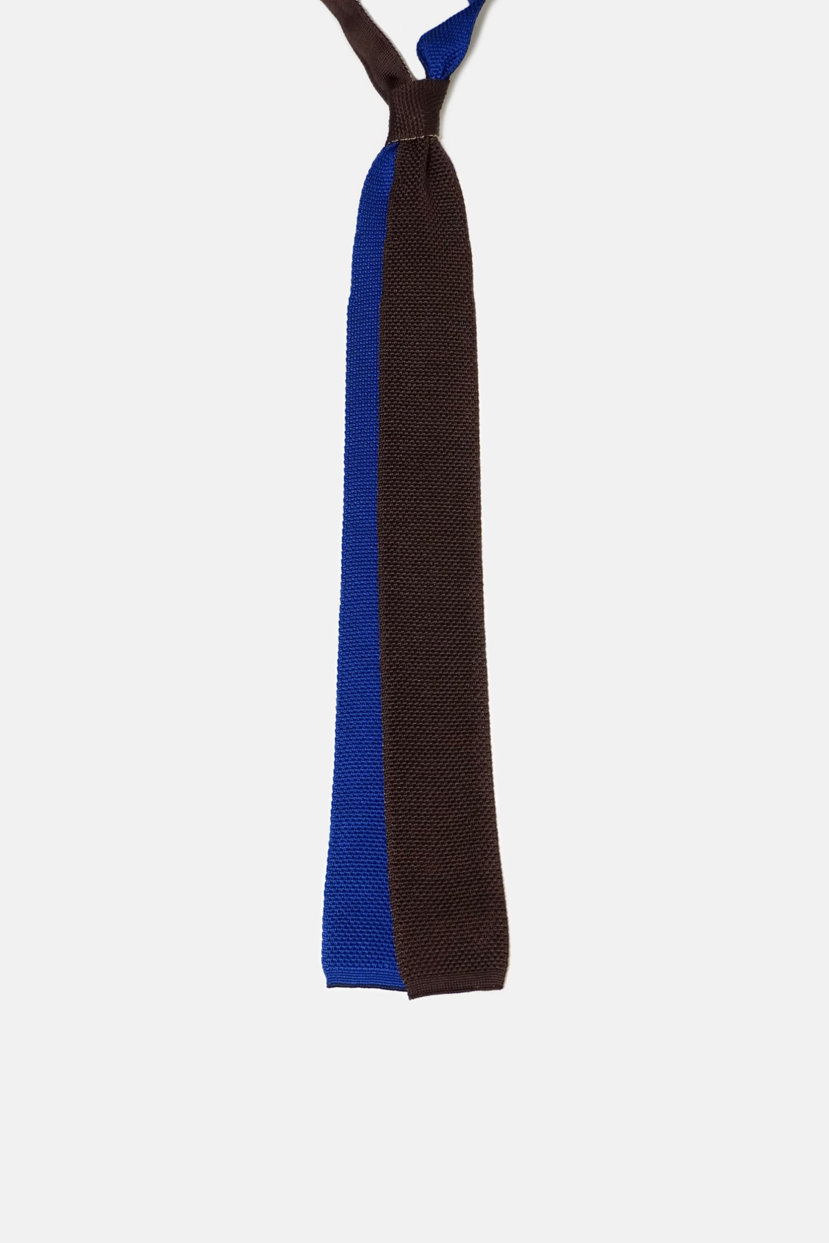 [KENNETH FIELD] 4 Face Tie - Silk Knitted Solid