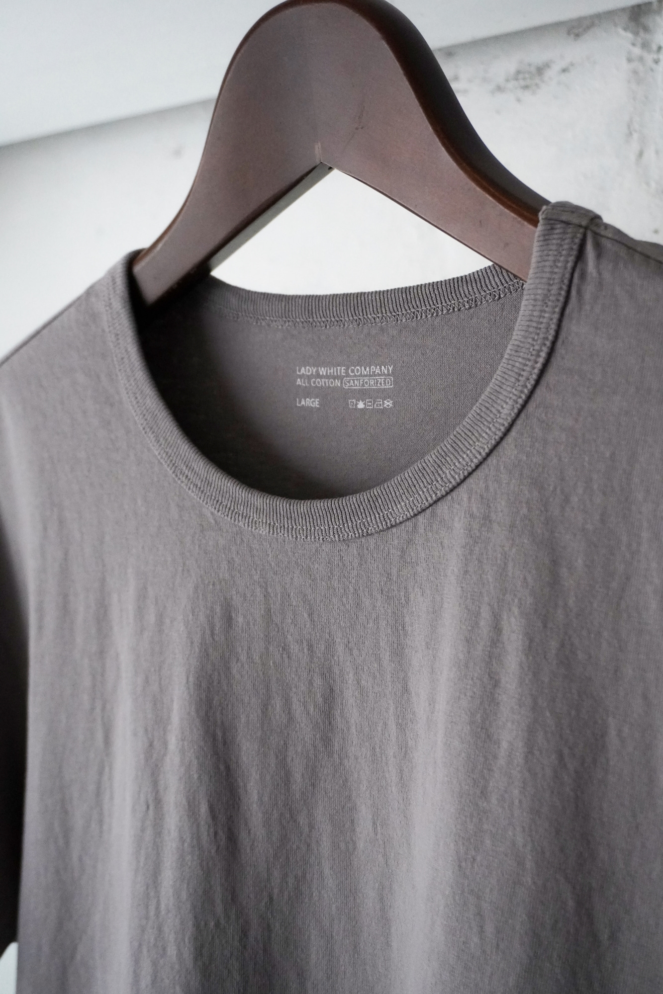 [LADY WHITE CO.] Our T-Shirt 2 Pack - True Grey