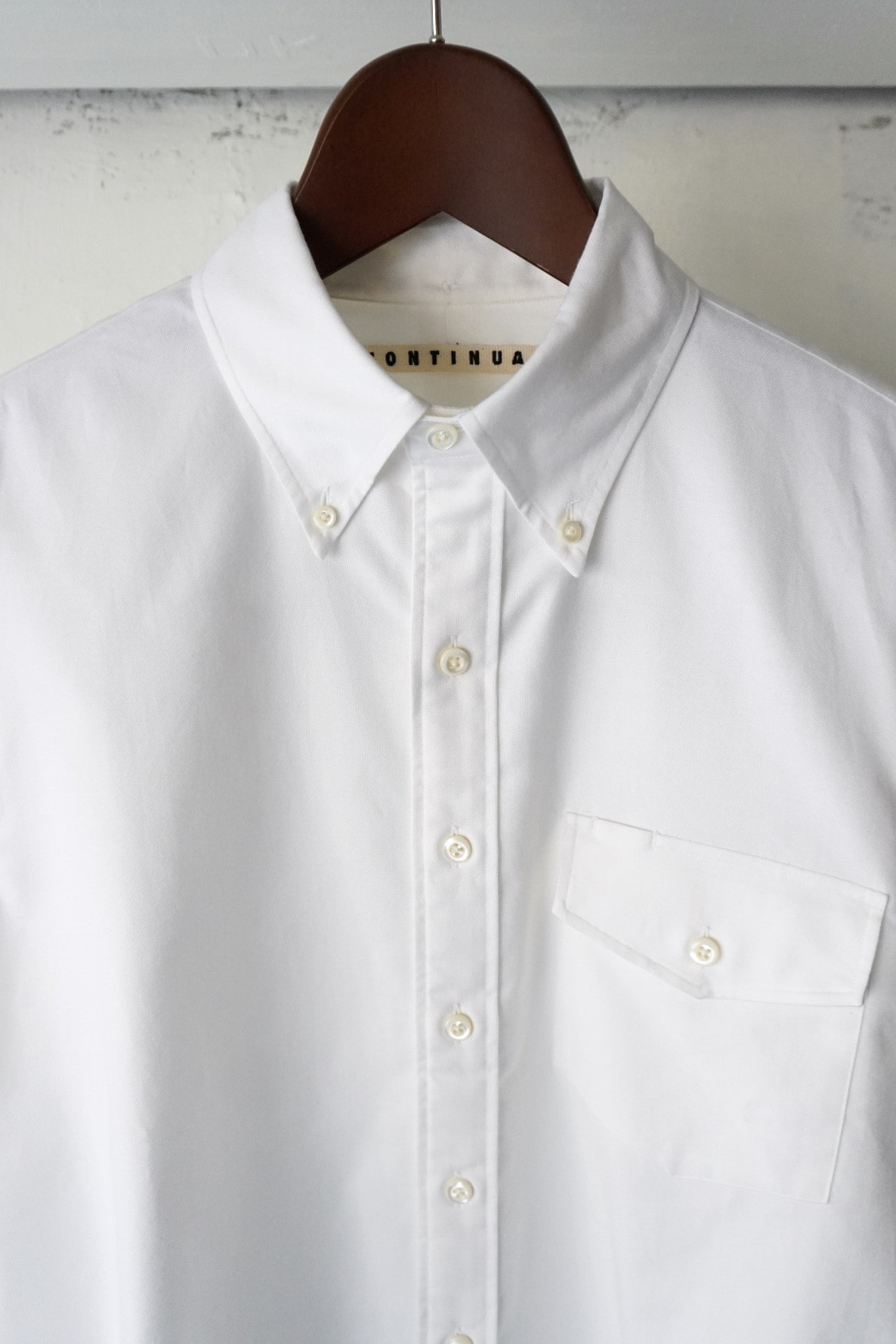 [CONTINUA] Oxford BD Shirt - Floral White