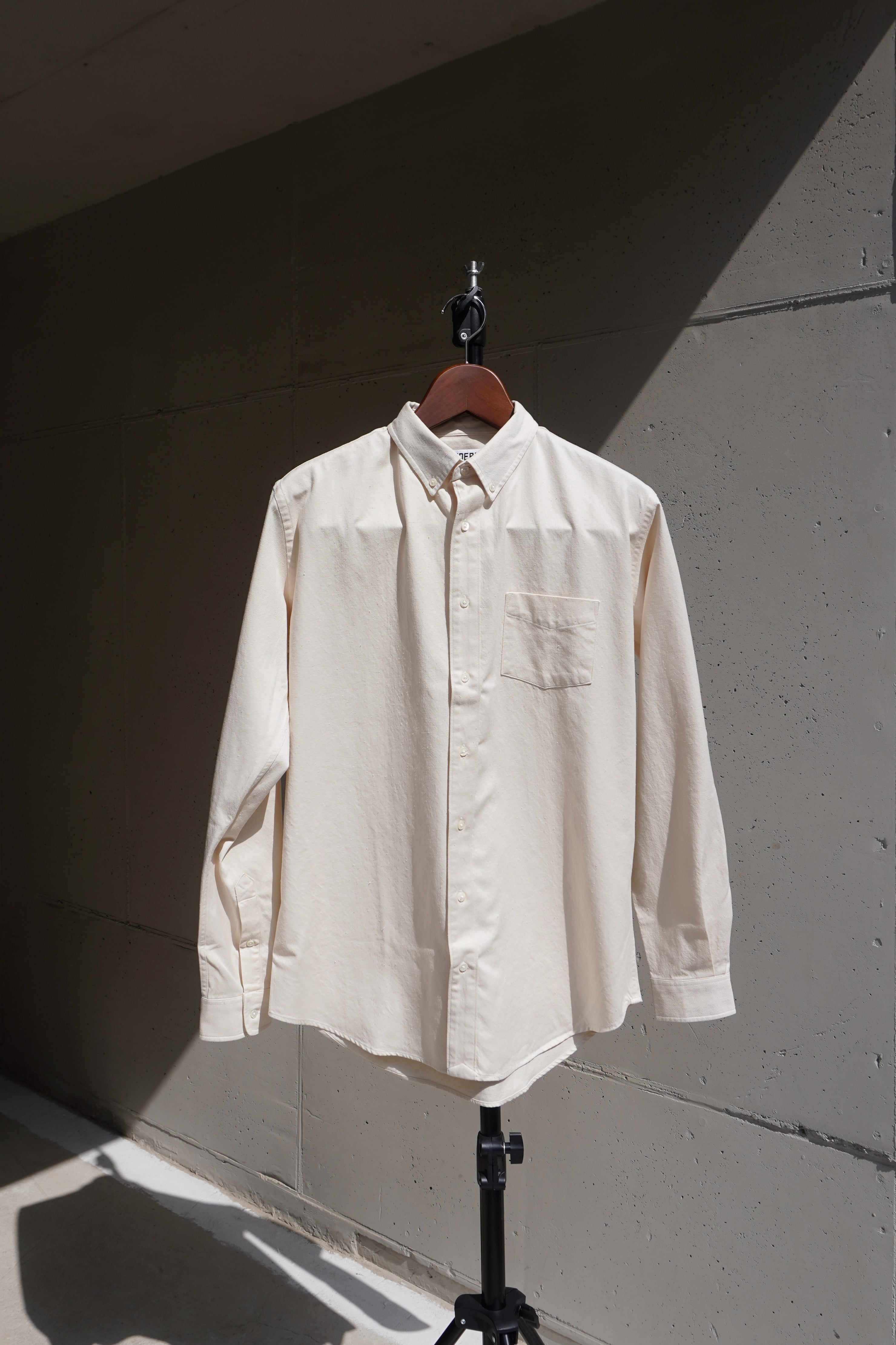 [SCHNAYDERMAN&#039;S] Shirt BD Natural Twill – Off White