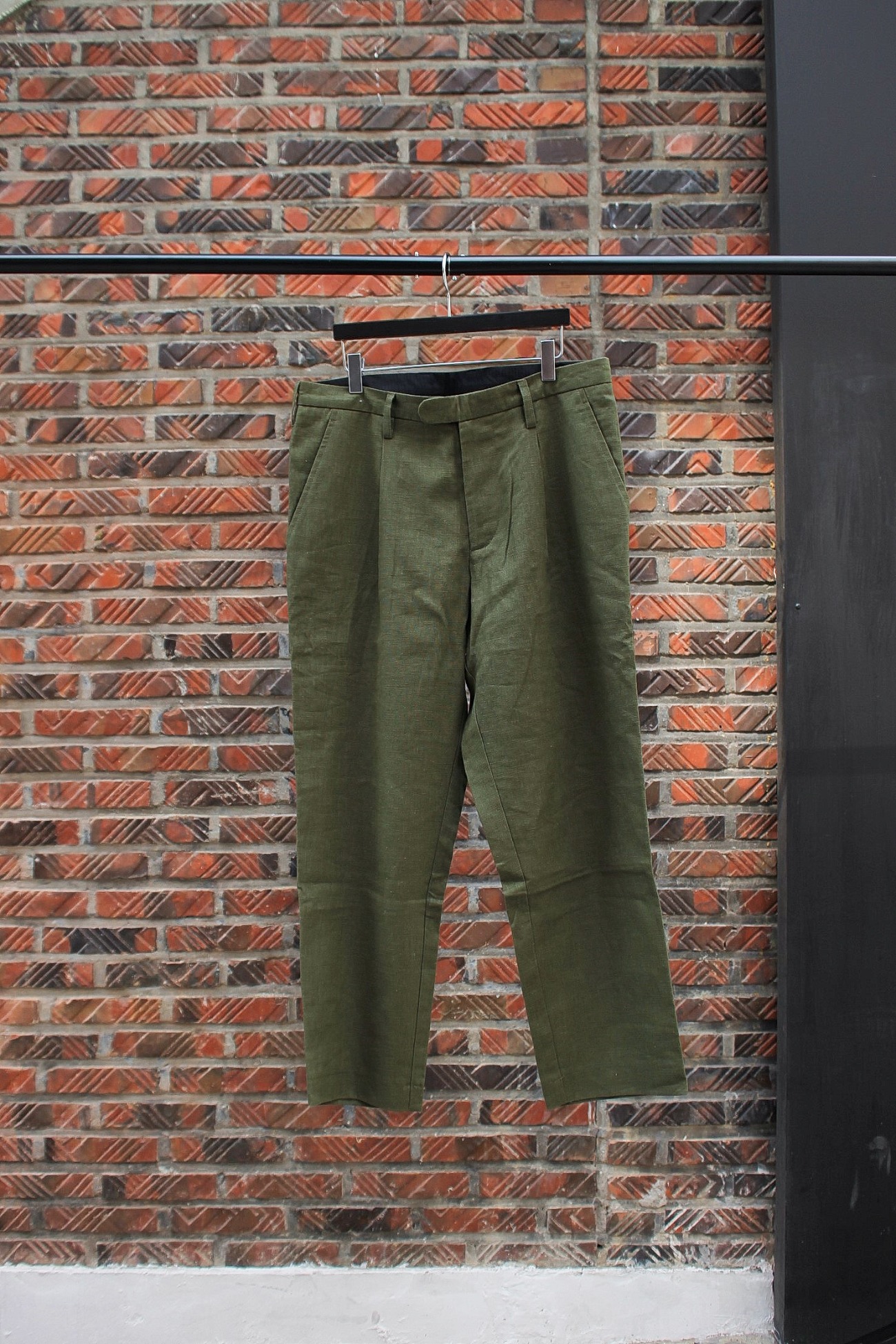 [An Irrational Element] Simple Trouser - Olive