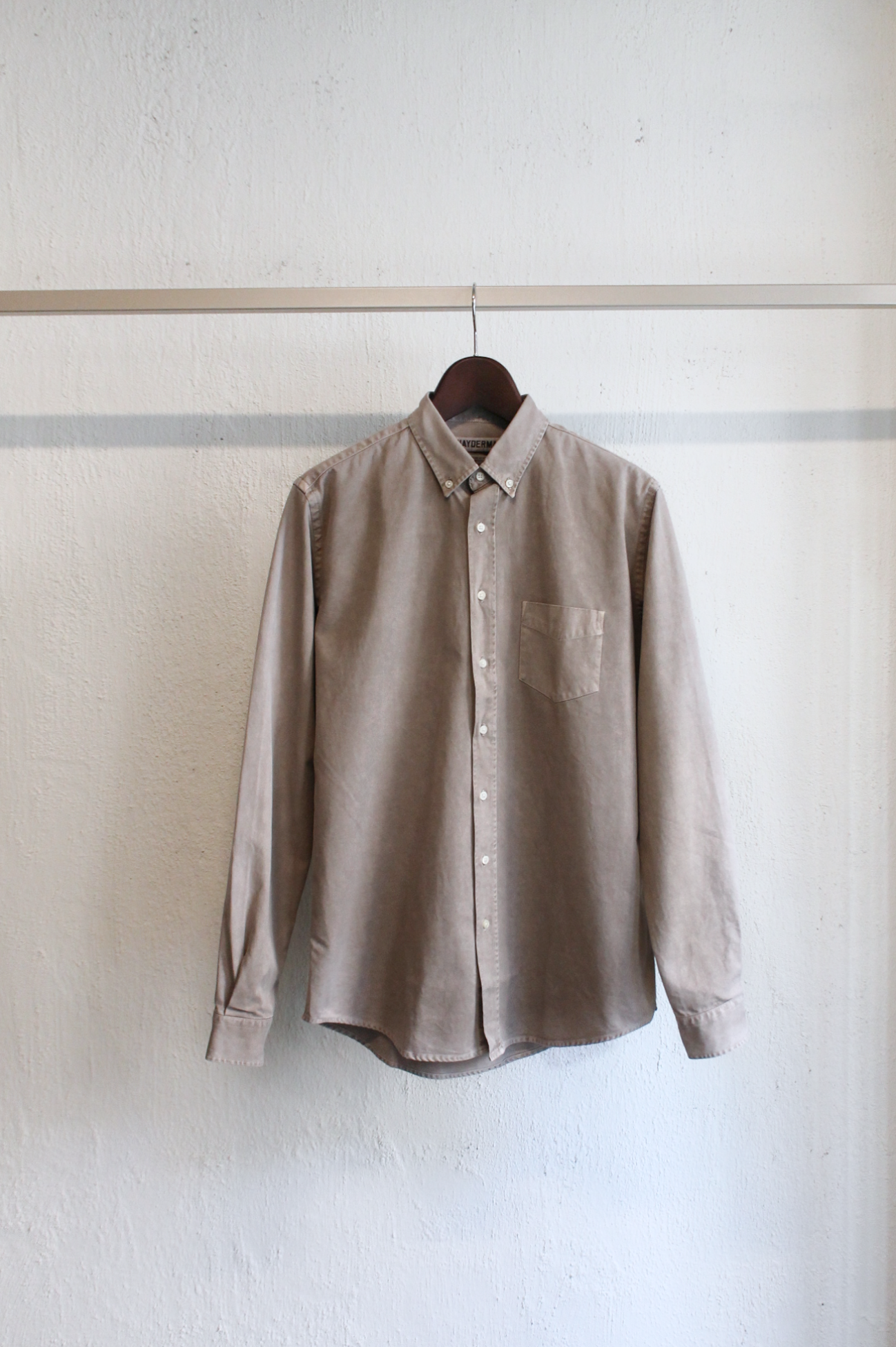 [SCHNAYDERMAN&#039;S] Shirt Overdyed One - Camel
