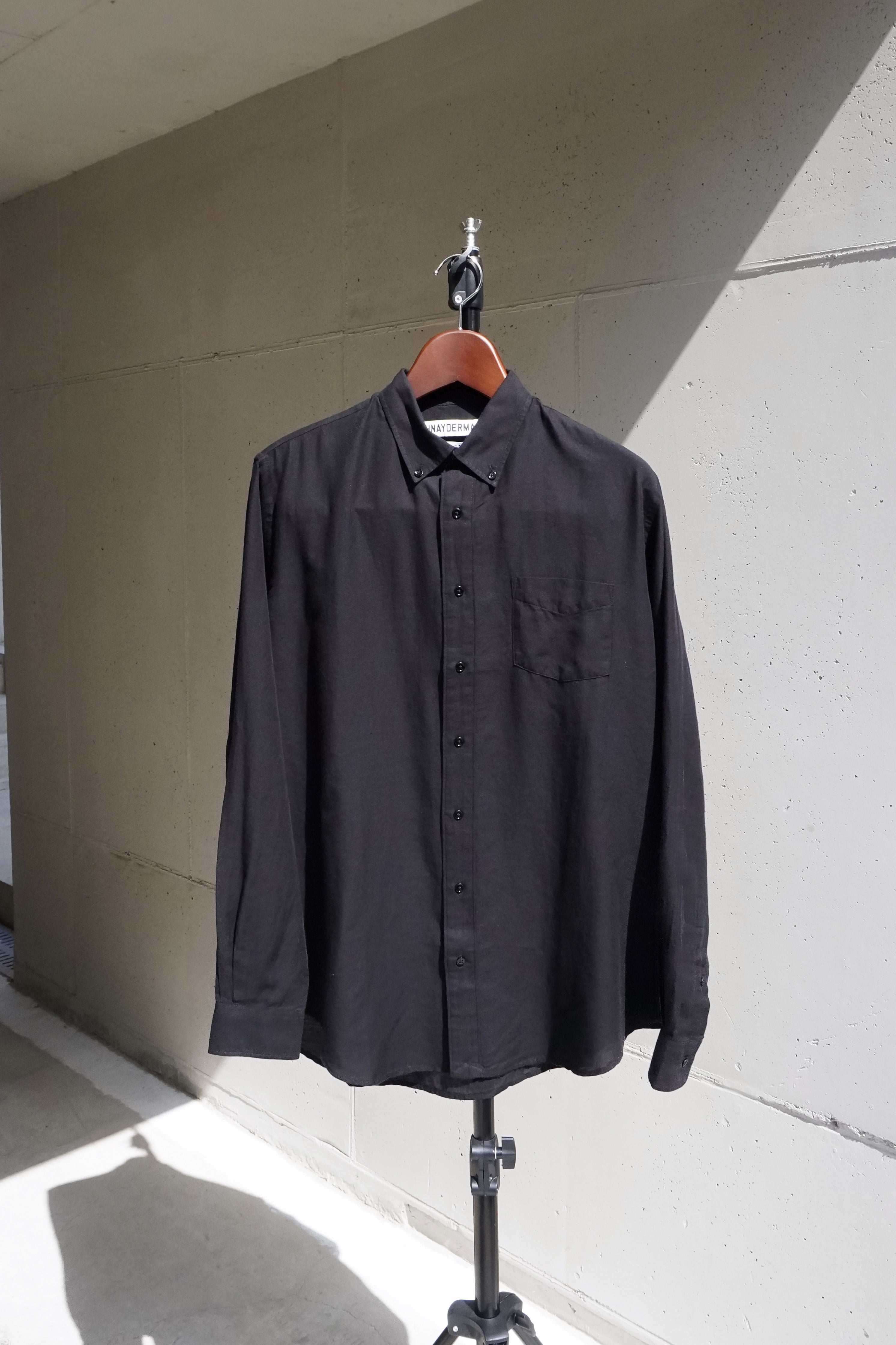 [SCHNAYDERMAN&#039;S] Shirt BD Light Twill - Black