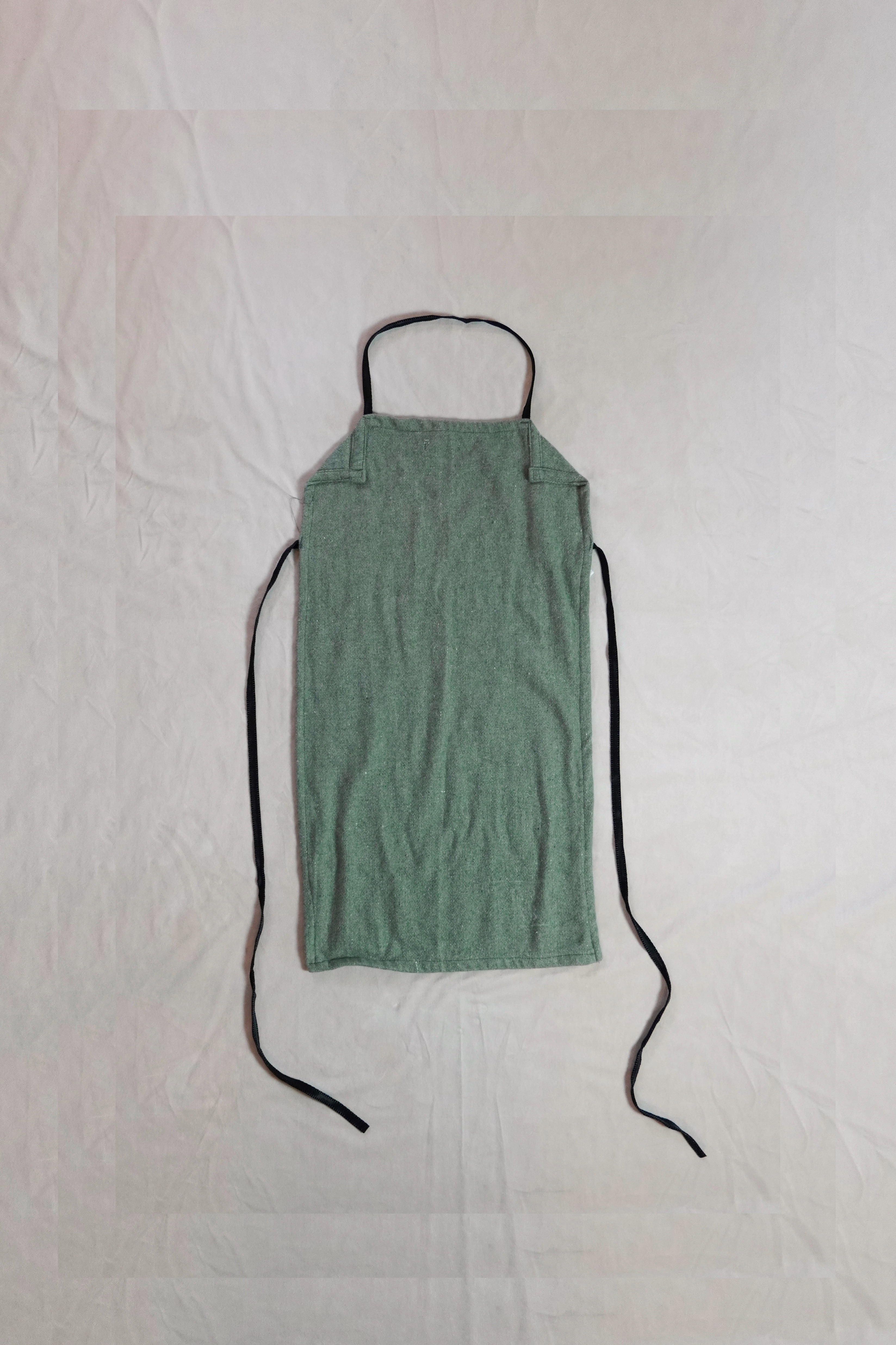[PUEBCO]  Vintage Wool Trousers Apron – Greenish Assort