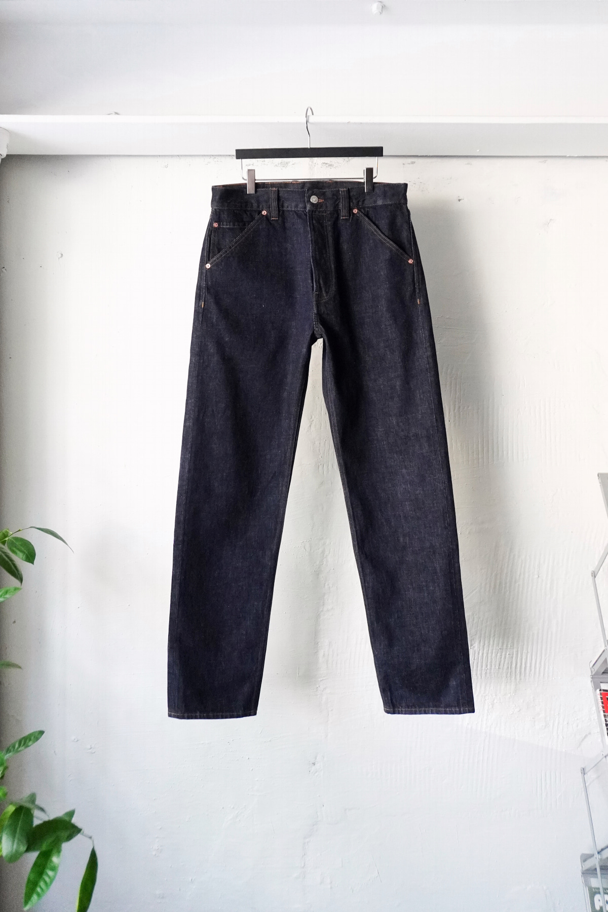 [DRAKE&#039;S] 14.2oz Japanese Selvedge Denim Five Pocket Jeans - Indigo Rinse