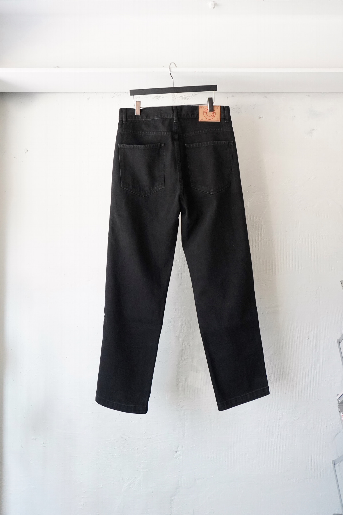 [SCHNAYDERMAN&#039;S] Trousers Alef Denim - Washed Black
