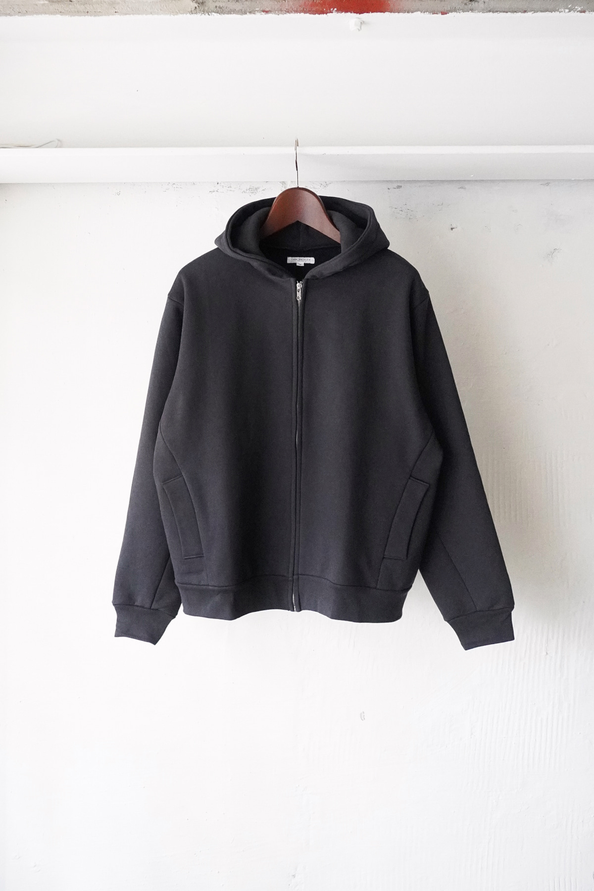 [LADY WHITE CO.]  Heavy Zip Up - Charcoal