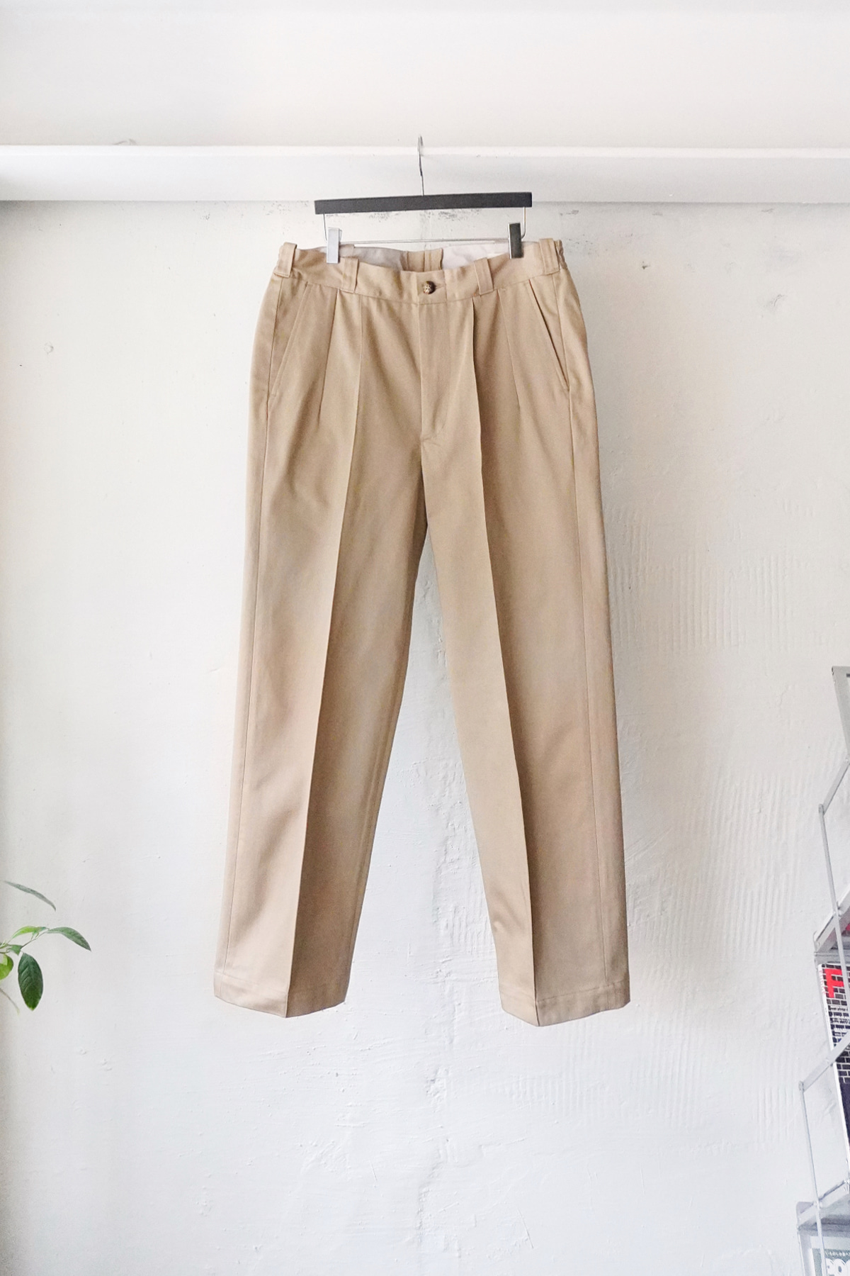 [OLD JOE BRAND] Front Tuck Army Trousers - Dune