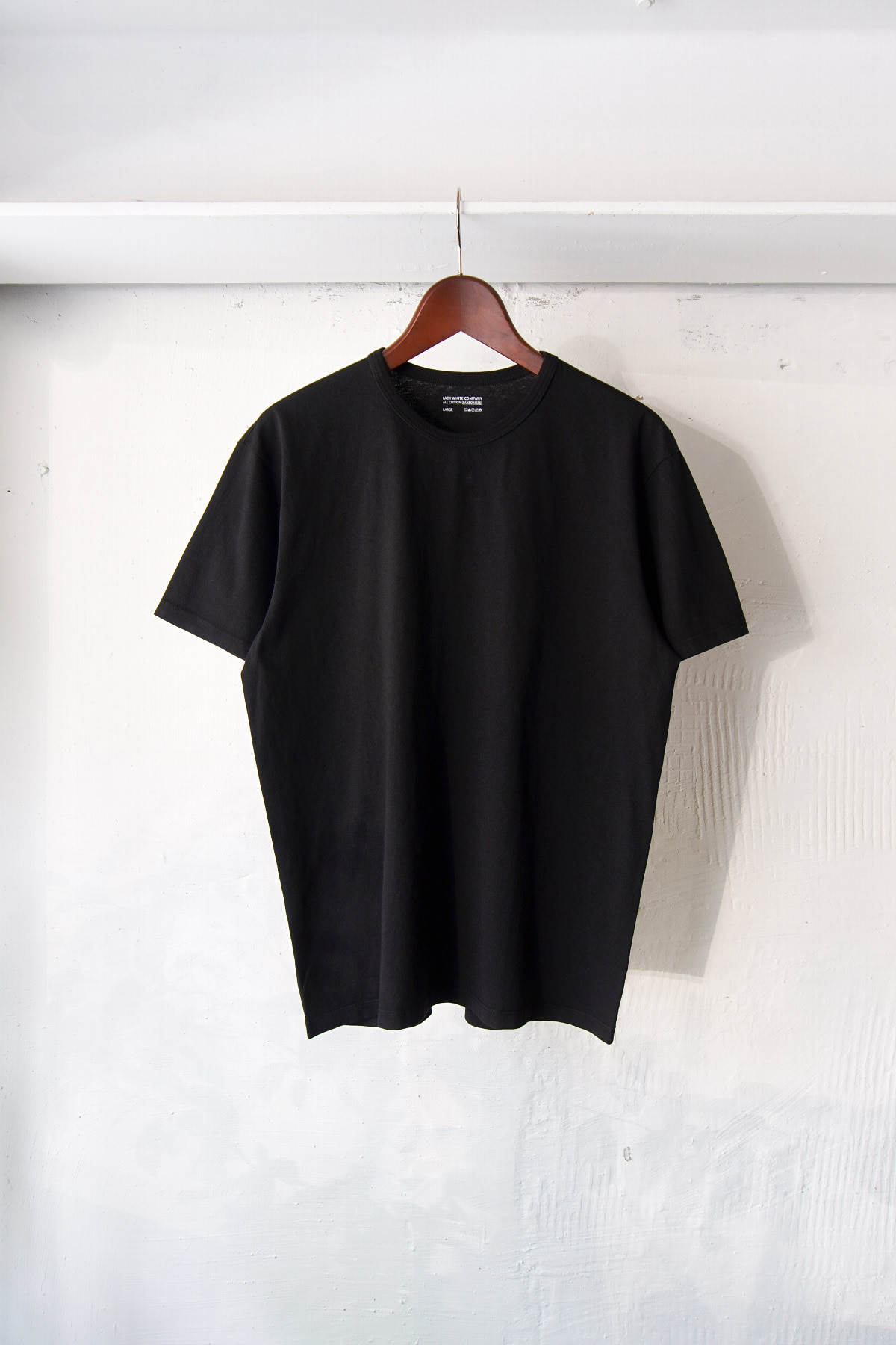 [LADY WHITE CO.] Our T-Shirt 2 Pack  - Black