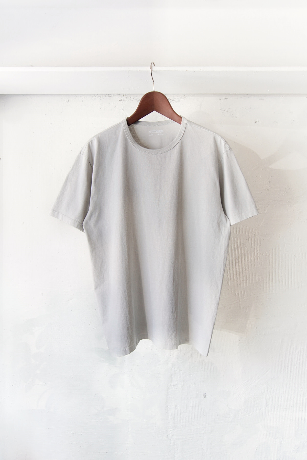 [LADY WHITE CO.] Our T-Shirt 2 Pack  - Stone Grey