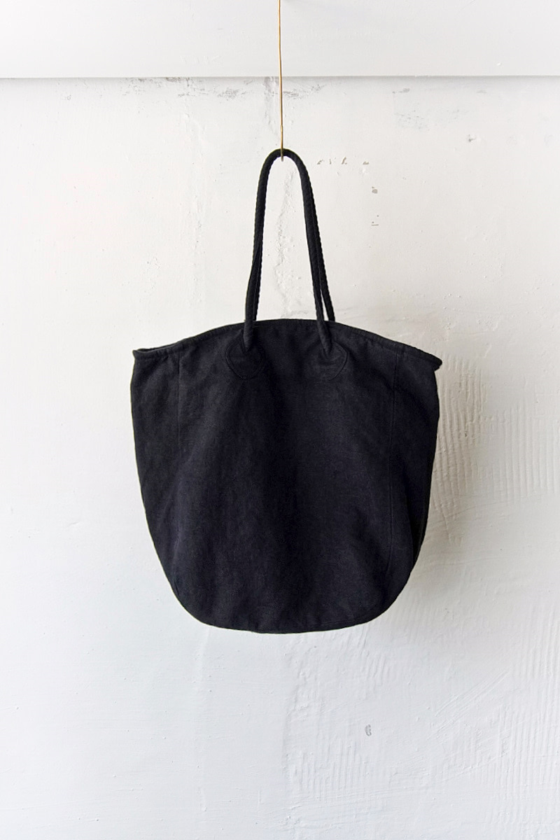 [OLD JOE BRAND] Distressed Linen Covered Tool Bag - Black