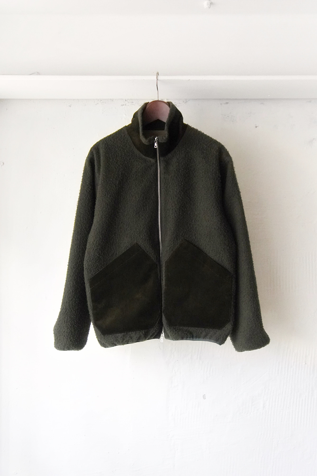 [GAJIROC] Casentino Wool Fleece - Loden Green