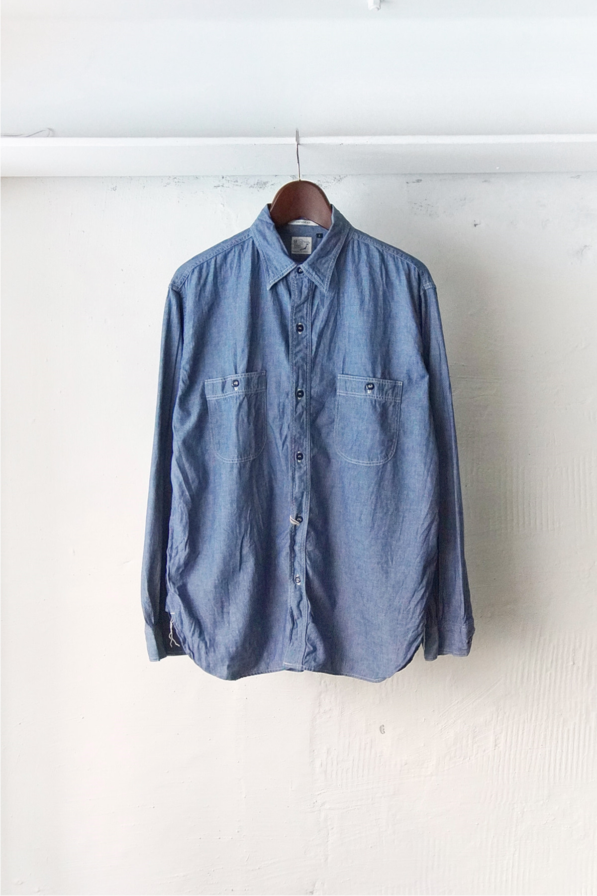 [ORSLOW]  Vintage Fit Chambray Work Shirt
